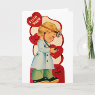 Vintage Doctor Valentine's Day Card