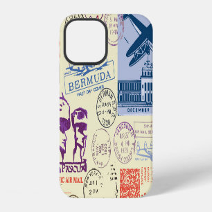 Vintage Document Stamp Decor Set iPhone 12 Case