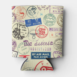 Vintage Document: Stamp Set Collection. Can Cooler