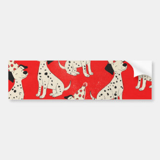Vintage Dog Birthday Bumper Sticker