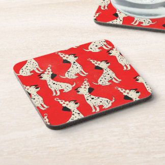 Vintage Dog Birthday Coaster