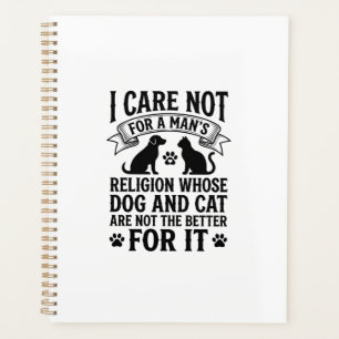 Vintage Dog Cat Religion Quote Pet Lover Design_1 Planner