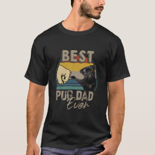 Vintage Dog Dad Best Pug Dad Ever Essential  T-Shirt