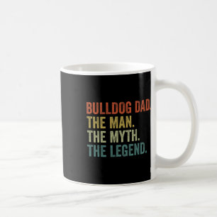 Vintage Dog Dad Man Myth Legend Coffee Mug