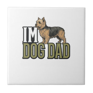Vintage Dog Dad Terrier Engraving Shirt Design_1 Tile