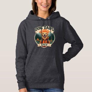 Vintage Dog Dads Outdoor Sports Crew Golden Retrie Hoodie