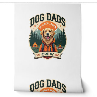 Vintage Dog Dads Outdoor Sports Crew Golden Retrie Wallpaper