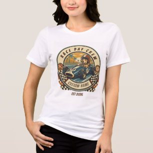 Vintage Dog Indy Race Day Shirt – Retro Racing Tee