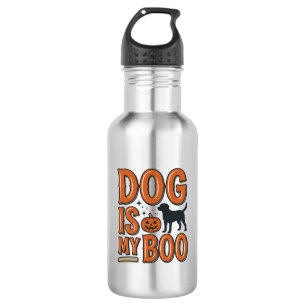 Vintage Dog Is My Boo Halloween Shirt Design_1 532 Ml Water Bottle