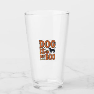Vintage Dog Is My Boo Halloween Shirt Design_1 Glass