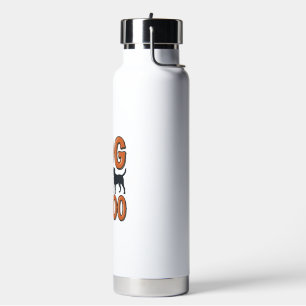 Vintage Dog Is My Boo Halloween Shirt Design_1 Water Bottle