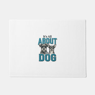 Vintage Dog Lover Quote Vector Design_1 Doormat