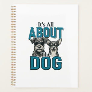 Vintage Dog Lover Quote Vector Design_1 Planner