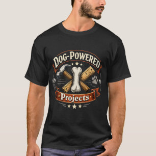 Vintage Dog-Powered Projects DIY Woodworking T-Shirt