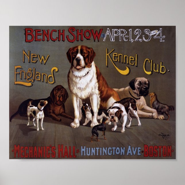 Vintage Dog Show Poster (Front)