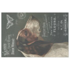Vintage Dog with Ephemera Decoupage Tissue Paper
