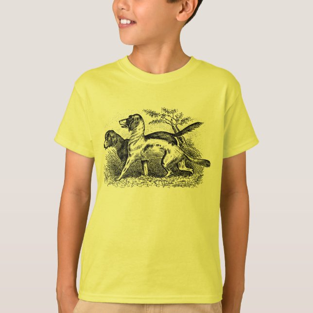 Vintage Dogs T-Shirt (Front)