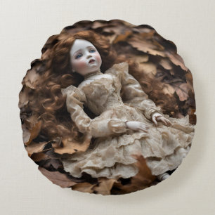 vintage doll cushion