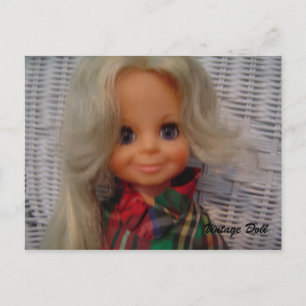Vintage Doll - postcard