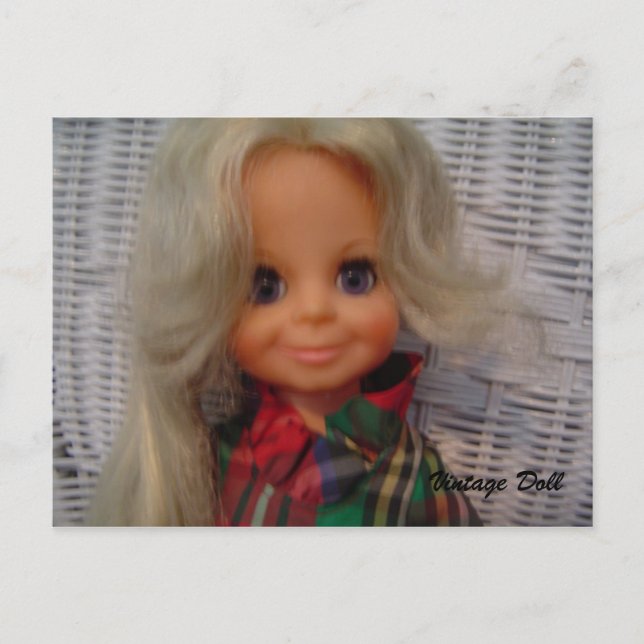 Vintage Doll - postcard (Front)