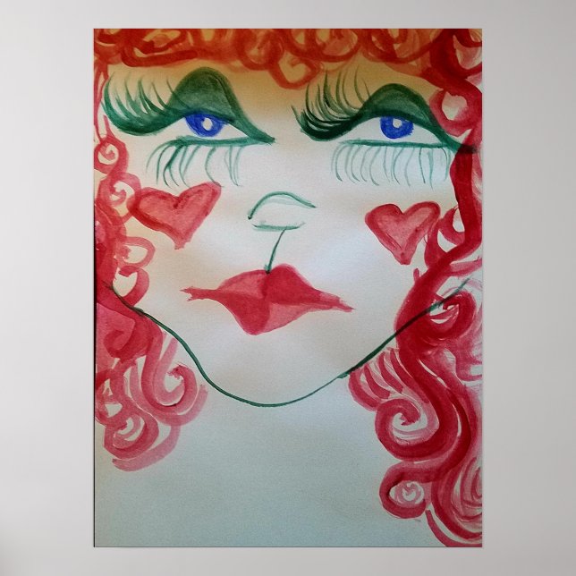 Vintage Doll Vibes Poster (Front)