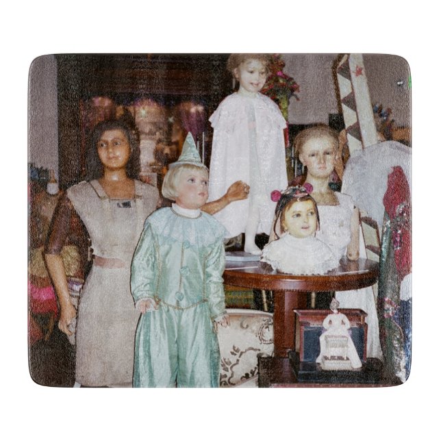 Vintage Dolls Antique Cutting Board (Front)