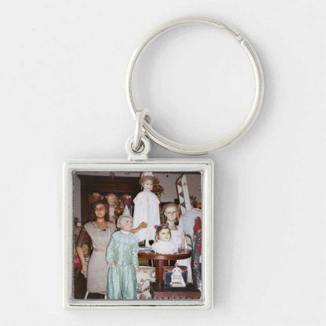Vintage Dolls Antique Key Ring (Front)
