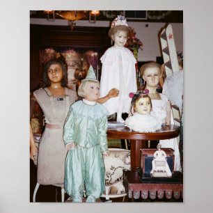Vintage Dolls Antique Poster