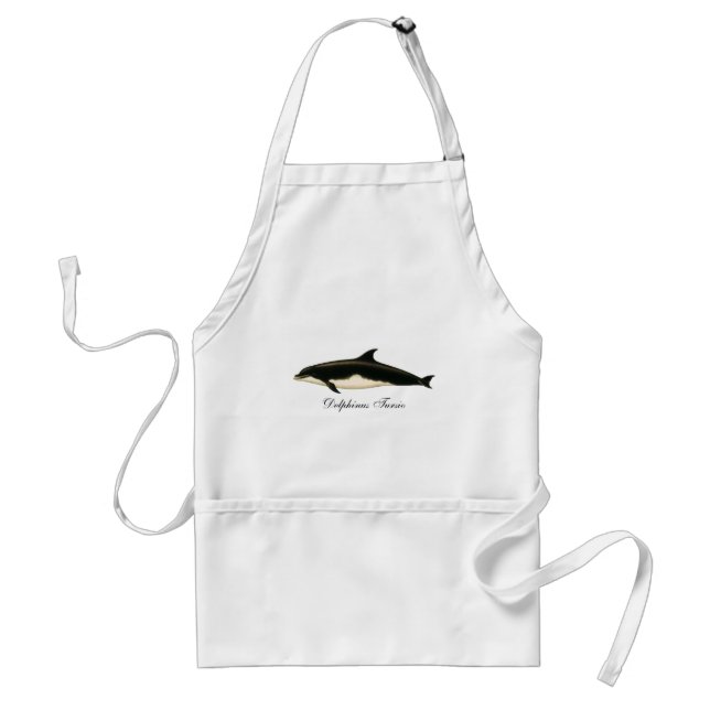 Vintage Dolphins Delphinus Tursio, Marine Mammals Standard Apron (Front)