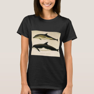 Vintage Dolphins, Marine Mammals Animals  T-Shirt