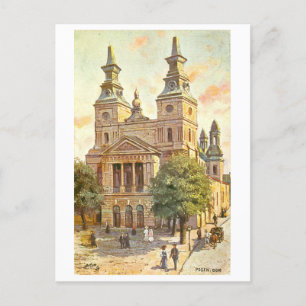 Vintage Dom/Cathedral Posen Germany Postcard