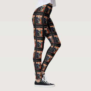 Vintage “Don’t Mix ‘Em” art leggings