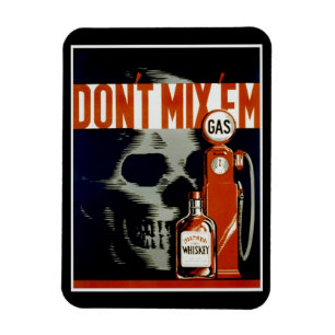 Vintage “Don’t Mix ‘Em” magnet