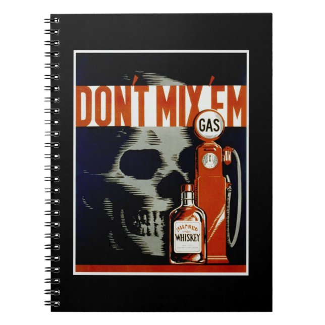 Vintage “Don’t Mix ‘Em” notebook (Front)