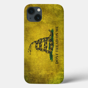 Vintage Don’t Tread on Me Gadsden Flag iPhone 13 Case