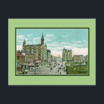 Vintage Donegall Square North Belfast Postcard<br><div class="desc">From a vintage 1900s postcard,  completely retouched and restored.</div>