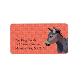 Vintage Donkey  Label