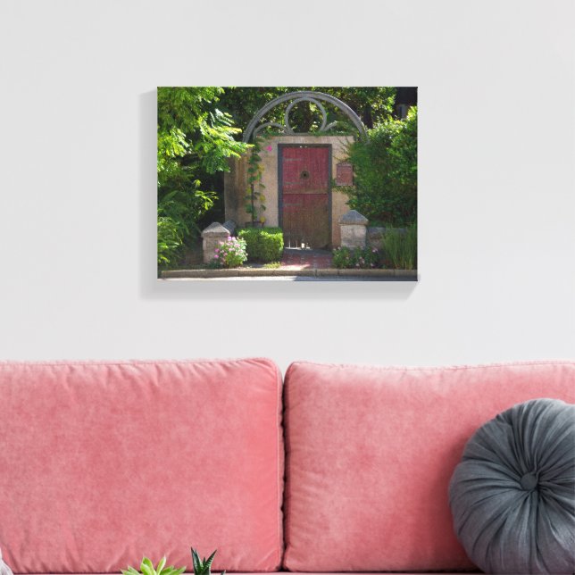 Vintage Door Canvas Print (Insitu(LivingRoom))