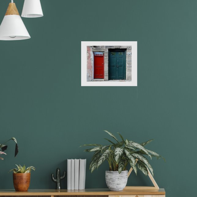 Vintage doors poster (Living Room 1)