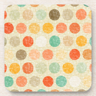 vintage dot coaster