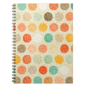vintage dot notebook