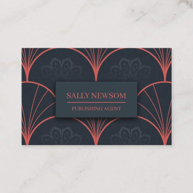 Vintage Double-sided Business Card (Front)
