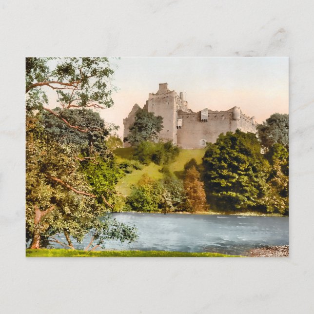Vintage Doune Castle Scotland Postcard (Front)