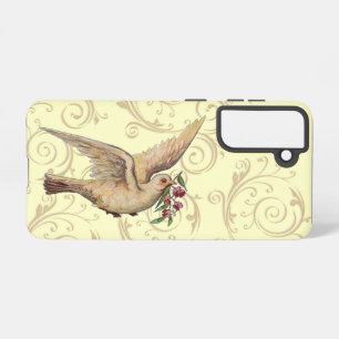Vintage Dove Swirl Samsung Galaxy Case