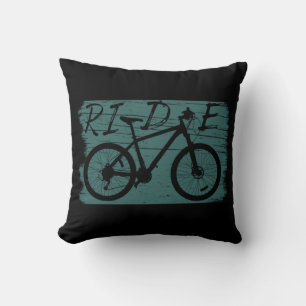 Vintage Downhill MTB - Ride Mountain Bike Cushion