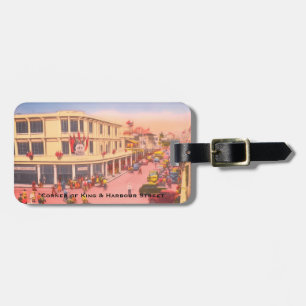 Vintage Downtown Kingston, Jamaica (King Street) Luggage Tag