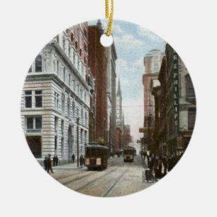 Vintage Downtown Pittsburgh Ornament