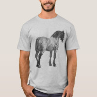 Vintage Draft Horse Print