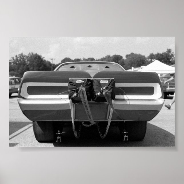 Vintage Drag - Funny Charger Poster (Front)