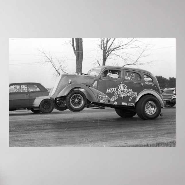 Vintage Drag - Malco Hot Setup Gasser Poster (Front)